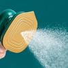 Ручна міні праска Lesko Iron C020 Green портативна для сухого та вологого прасування