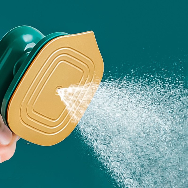 Ручна міні праска Lesko Iron C020 Green портативна для сухого та вологого прасування