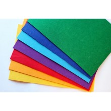 Набір китайського жорсткого фетру 2 мм Pugovichok Веселка 7 кольорів для рукоділля та творчості (7170) Набір китайського жорсткого фетру 2 мм Pugovichok Веселка 7 кольорів для рукоділля та творчості (7170)