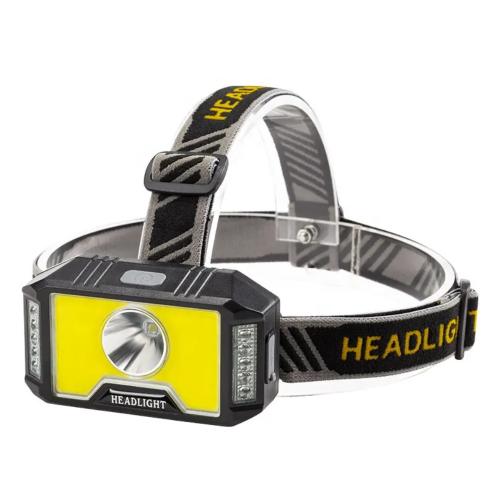 Ліхтар акумуляторний налобний HeadLight SL-13 3W+COB10W