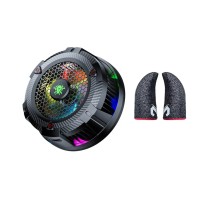 Магнітний напівпровідниковий радіатор-вентилятор активне охолодження Plextone EX1 PRO та напальчники MEMO pro