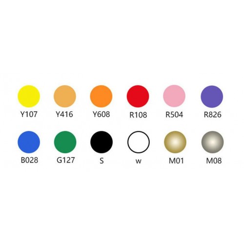 Набір акрилових маркерів STA для малювання на різних поверхнях 12 кольорів в інтернет супермаркеті PbayMarket!