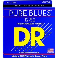 Струни для електрогітари DR PHR-12 Pure Blues Pure Nickel Extra Heavy Electric Strings 12/52 Струни для електрогітари DR PHR-12 Pure Blues Pure Nickel Extra Heavy Electric Strings 12/52