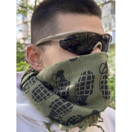 Тактичні окуляри 5.11 Tactical Aileron Shield з 4 лінзами койот Тактичні окуляри 5.11 Tactical Aileron Shield з 4 лінзами койот