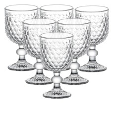 Набір келихів для вина YIWU 220 мл Прозорий 6 шт (HP-19-104)