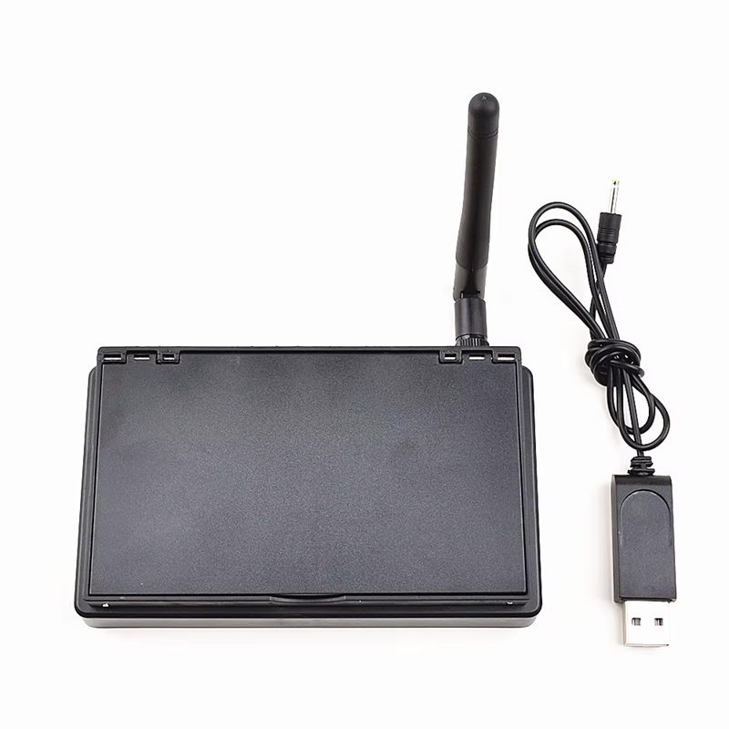 FPV монітор 4.3 дюйми з сонцезахисною шторкою для відображення відеосигналу від дронів 5.8 ГГц Nectronix F48