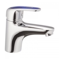 Змішувач для умивальника Haiba MAGIC 001 із синьою ручкою (HB0662) Змішувач для умивальника Haiba MAGIC 001 із синьою ручкою (HB0662)