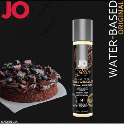 Лубрикант водяний System JO GELATO Double Chocolate смак шоколад 30 мл (SO3504) в інтернет супермаркеті PbayMarket!