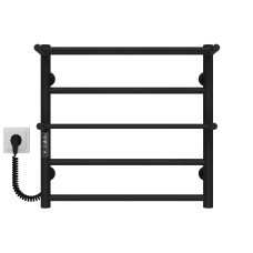 Рушникосушарка електрична Терма Плюс П5 500х500 Deffi Чорний JD03 (C.TA.50.50.5.E.B.L.1)