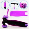 Самокат-велобіг триколісний Best Scooter колеса PU зі світлом 3 в 1 70 кг Violet (105656)