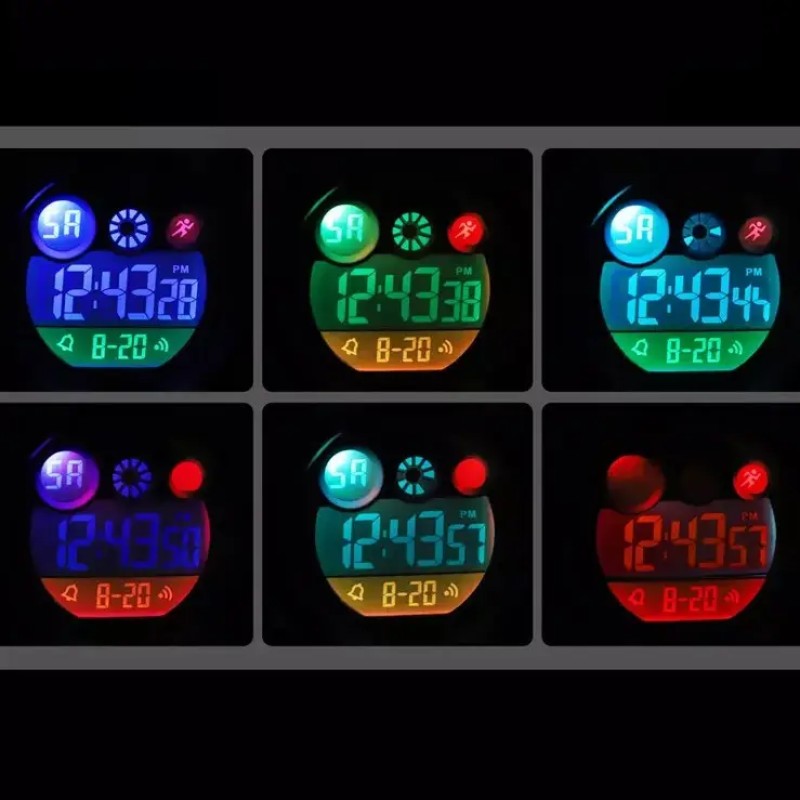 Дитячий спортивний годинник Skmei 1547 Kids Синій камуфляж