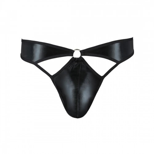 Чоловічі стринги Passion 033 Thong Paul S/M Black, під латекс в інтернет супермаркеті PbayMarket!