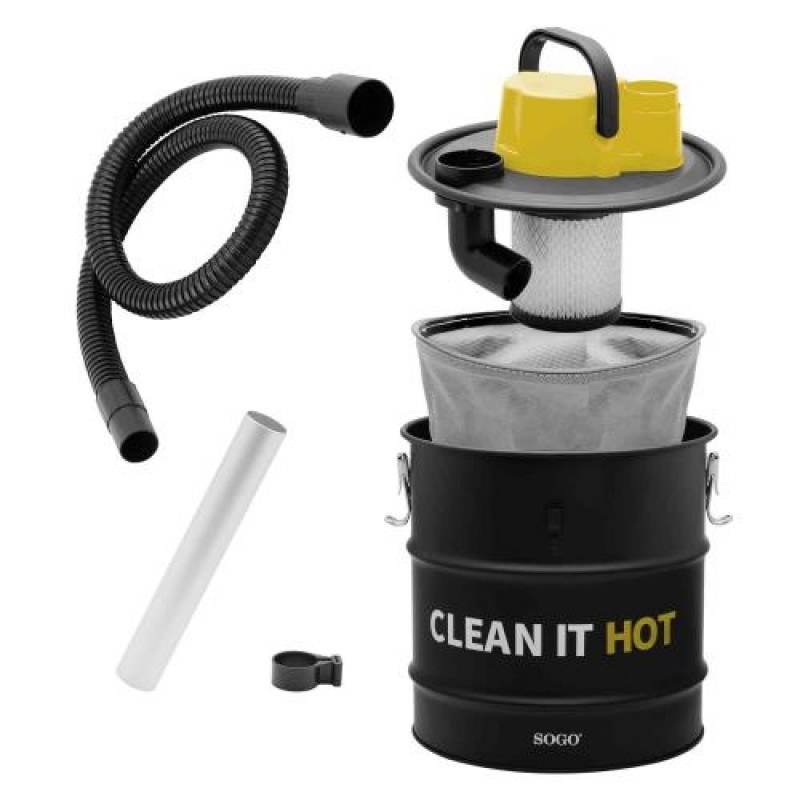 Пилосос для камінів і мангалів SOGO ASP-SS-16130 1200 Вт Чорний (69826316)