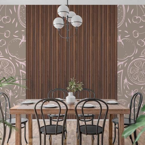 Декоративна стінова рейка Sticker Wall 160*23*3000мм (D) SW-00001536 Коричнева Декоративна стінова рейка Sticker Wall 160*23*3000мм (D) SW-00001536 Коричнева