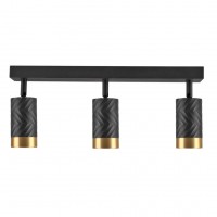 Спот Polux Arras 5.5x39x16.5 см Чорно-золотистий (Pol323552)