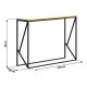 Консоль для дому в стилі Loft NS-367 830x1100x300 мм Черный