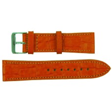 Ремінець для годинника зі шкіри Mykhail Ikhtyar 22 мм Помаранчевий (S418-22S orange)