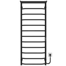 Рушникосушарка електрична Трапеція з полицею П12 500х1300 Deffi Чорний JD03 (C.TP.130.50.12.E.B.R.1)