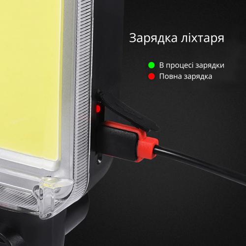 Ліхтар-лампа інспекційна вологостійка No Brand 700 лм 33х6.5 см Чорно-червоний (LPMGT-RED-BLK-0125) Ліхтар-лампа інспекційна вологостійка No Brand 700 лм 33х6.5 см Чорно-червоний (LPMGT-RED-BLK-0125)