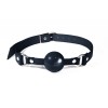 Кляп силіконовий Feral Feelings Silicon Ball Gag Black/Black, чорний ремінець, чорна кулька в інтернет супермаркеті PbayMarket!