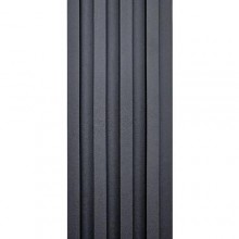 Декоративна стінова рейка Sticker Wall WPC Чорний 160x3000x23 мм (SW-00001861)