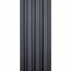 Декоративна стінова рейка Sticker Wall WPC Чорний 160x3000x23 мм (SW-00001861)