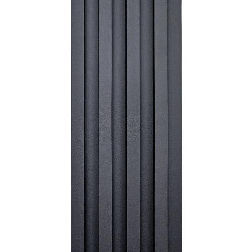 Декоративна стінова рейка Sticker Wall WPC Чорний 160x3000x23 мм (SW-00001861)