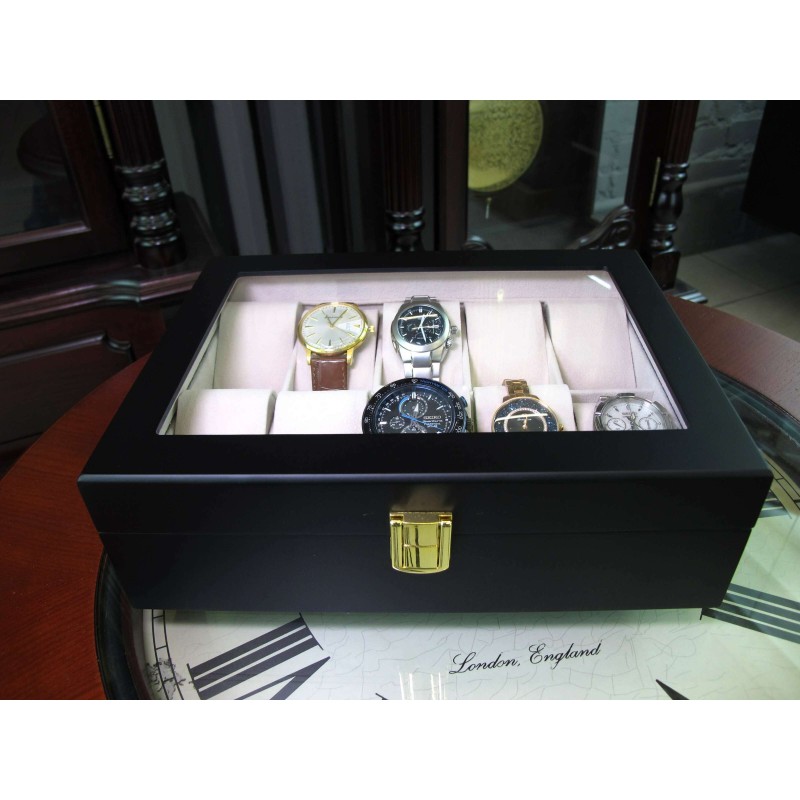 Шкатулка для зберігання годинників Craft 10WB.MAT.BL Чорний