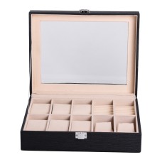 Скринька-органайзер для прикрас YIWU 25.5x20x7.5 см Чорний (HP-5-6B)