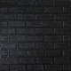 Самоклеюча декоративна 3D панель Loft-Expert цегла деко графіт 700x700x5 мм