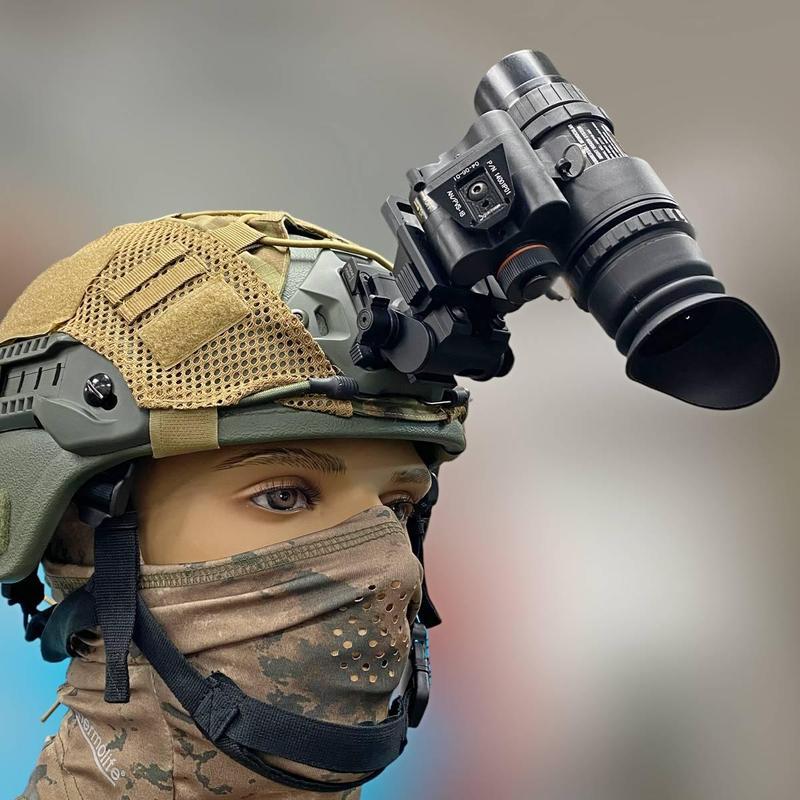 Прилад нічного бачення Монокуляр PVS 18 1х32 із кріпленням FMA L4G24 на шолом + підсумок