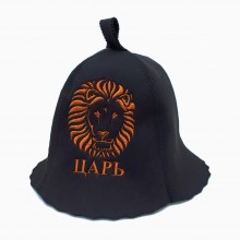 Лазнева шапка Luxyart Лев One Size чорний LA-915