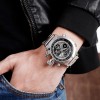 Чоловічий спортивний наручний годинник Skmei 1515 Сріблястий