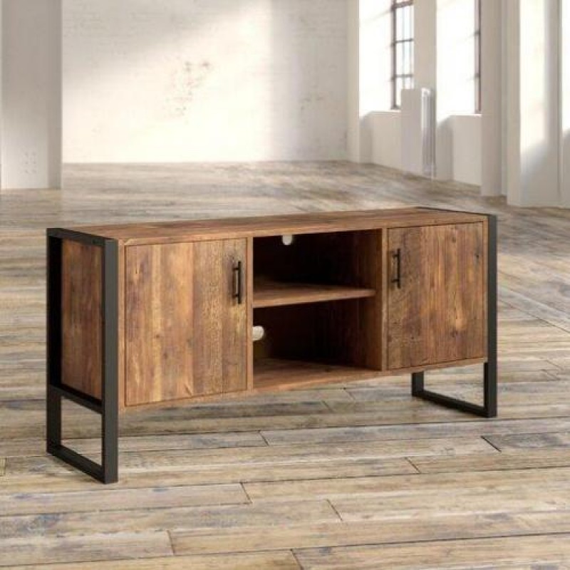 Тумба підставка для TV у стилі Loft NS-2110 730x1500x450 мм Черный