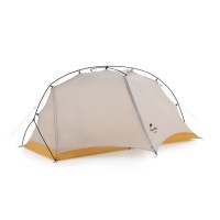 Намет одномісний Naturehike NH21ZP003 220x90x95 см Сіро-жовтий (2328792466)