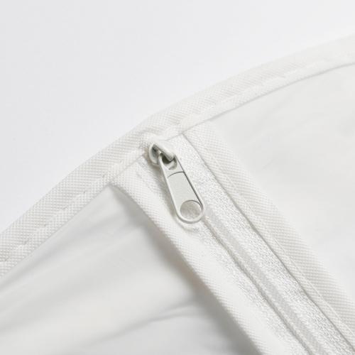 Чохол для одягу поліетиленовий No Brand Clothes Cover GHS00145 XL 55 х 115 см Білий-Напівпрозорий (tau_krp53_00145xl) Чохол для одягу поліетиленовий No Brand Clothes Cover GHS00145 XL 55 х 115 см Білий-Напівпрозорий (tau_krp53_00145xl)