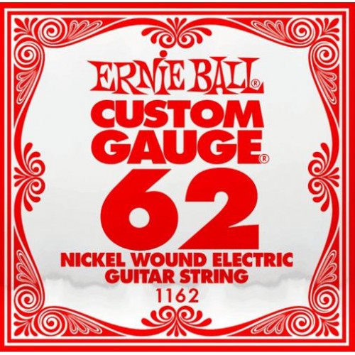 Струна Ernie Ball 1162 Nickel Wound Electric Guitar String .062 Струна Ernie Ball 1162 Nickel Wound Electric Guitar String .062