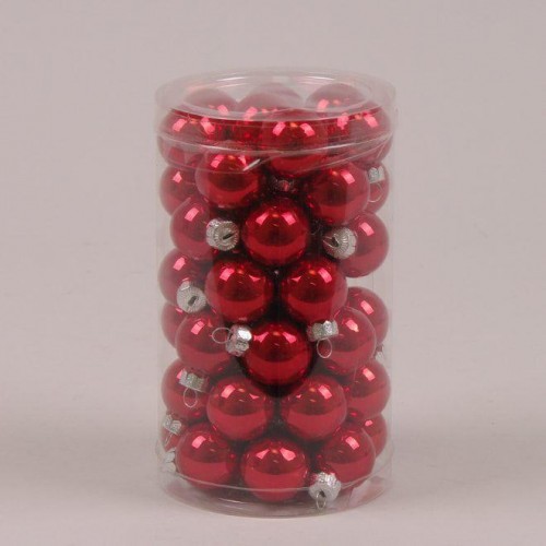 Кульки скляні Flora D-2,5 см. 48 шт.(44517) в інтернет супермаркеті PbayMarket!