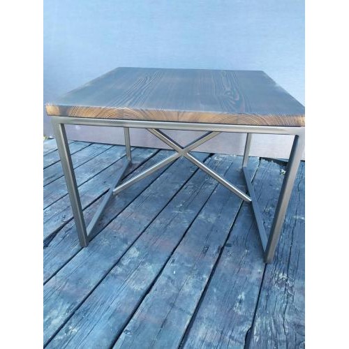 Журнальний столик GoodsMetall у стилі Лофт 600х600х450 ЖС40 Журнальний столик GoodsMetall у стилі Лофт 600х600х450 ЖС40