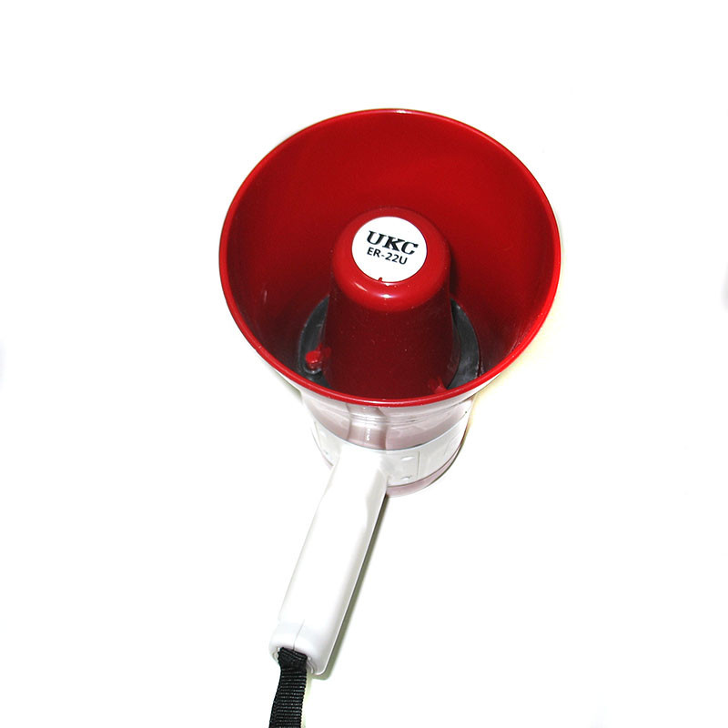 Мегафон рупор гучномовець UKC ER-22 Білий з червоним (008331)