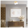 Стельовий світильник TK Lighting Bianca 24x19x15 см Золотисто-білий (TK4696)