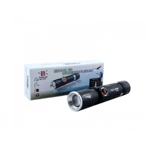 Ліхтарик ручний на акумуляторі Bailong BL-616-T6 USB заряджання (1756375751)