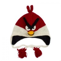 Шапка з вушками дитяча Kathmandu Animals Angry bird Червоний (23040)