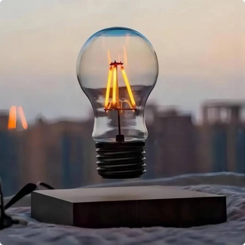 Левітирующая лампочка-світильник Levitating light bulb V2 13,5х7 см (LPB0001R2V2)