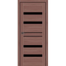 Дверне полотно MS Doors GEORGIA 90см дуб класичний чорне скло