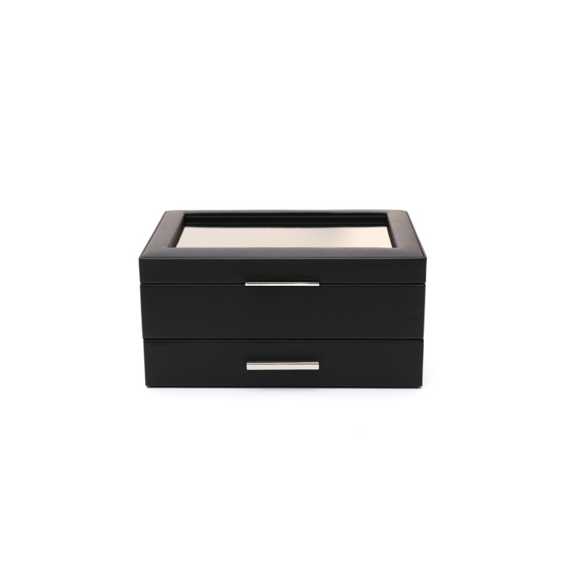 Шкатулка для зберігання годинників Salvadore LTH/10/BL./JW 310x222x150 мм Чорний