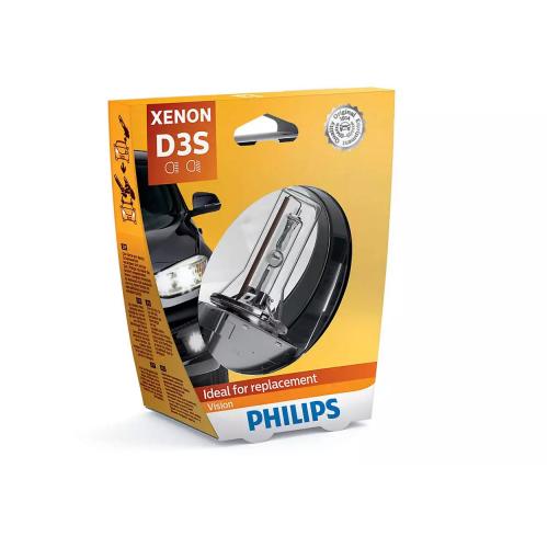 Автолампа ксенон PHILIPS 42403VIS1 D3S 42V 35W PK32d-5 Vision в інтернет супермаркеті PbayMarket!