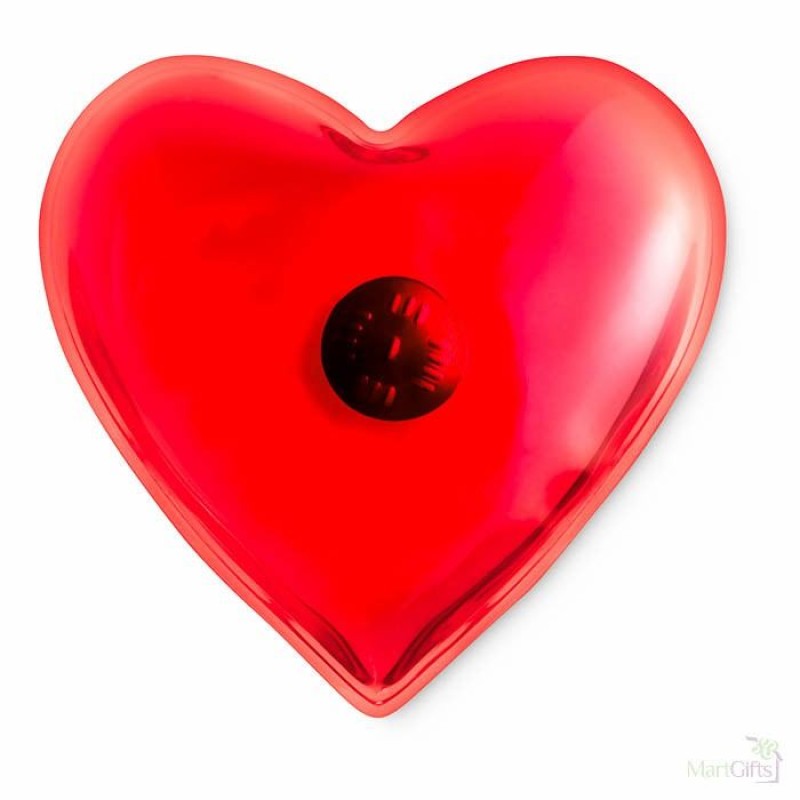 Гелева Грілка Для Рук Ніг У Формі Серця Satis 9 X 9см 300г Червоний