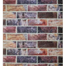 Самоклеюча декоративна 3D панель цегла оксамит Loft Expert 700x770x5 мм