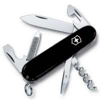 Складаний ніж Victorinox Sportsman 84 мм 13 функцій Чорний (0.3803.3) Складаний ніж Victorinox Sportsman 84 мм 13 функцій Чорний (0.3803.3)